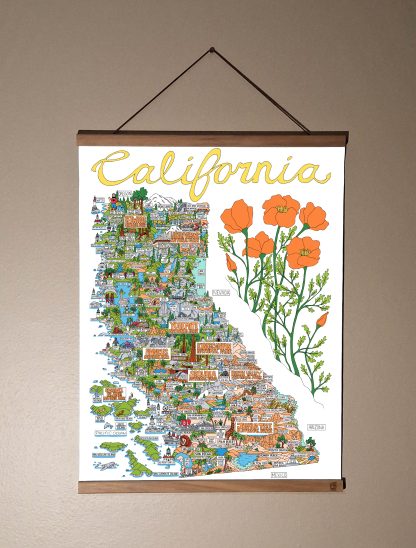 Teak Magnetic Poster Frame - Image 2
