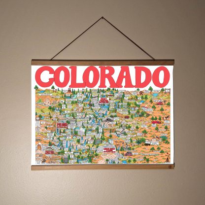Teak Magnetic Poster Frame - Image 5
