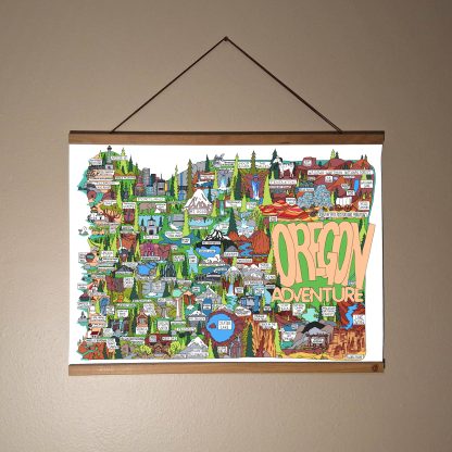 Teak Magnetic Poster Frame - Image 6