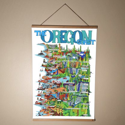 Customizable Oregon Coast Poster (featuring your home or business) - Image 4