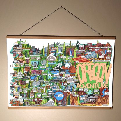 Customizable Oregon Adventure Poster (featuring your home or business) - Image 4