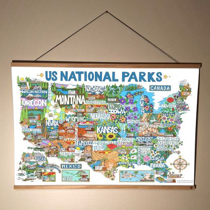 Teak Magnetic Poster Frame - Image 16