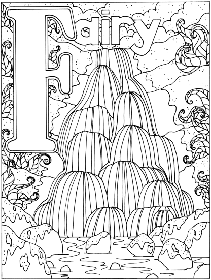 A to Z Oregon Waterfalls Coloring Book - Image 6