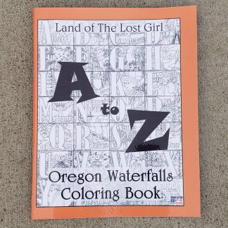 Oregon A to Z Waterfalls Coloring Book