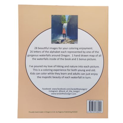 A to Z Oregon Waterfalls Coloring Book - Image 2