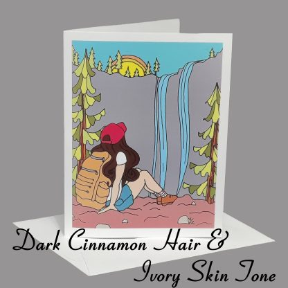Lost Girl Greeting Card (Dark Cinnamon Hair) - Image 7