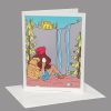 Lost Girl Greeting Card (Chestnut Hair)