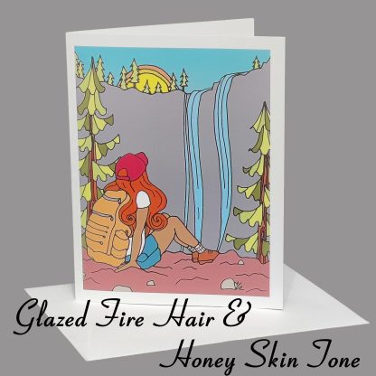 Lost Girl Greeting Card (Glazed Fire Hair) - Image 4
