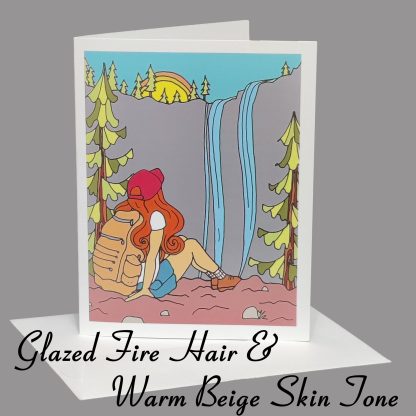 Lost Girl Greeting Card (Glazed Fire Hair) - Image 5