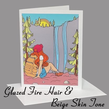 Lost Girl Greeting Card (Glazed Fire Hair) - Image 6