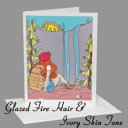 Lost Girl Greeting Card (Glazed Fire Hair) - Image 7