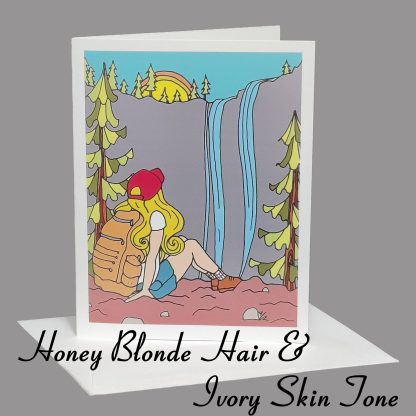 Lost Girl Greeting Card (Honey Blonde Hair) - Image 7