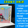 Lost Girl Greeting Card (Ebony Hair) - Image 2