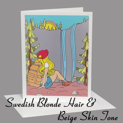 Lost Girl Greeting Card (Swedish Blonde Hair) - Image 6