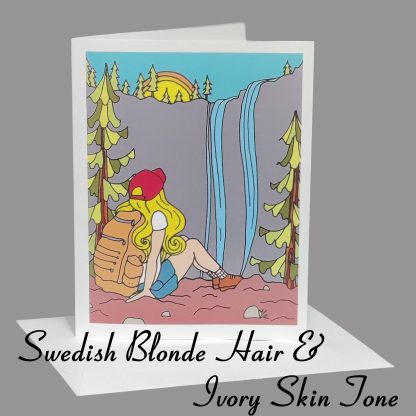 Lost Girl Greeting Card (Swedish Blonde Hair) - Image 7