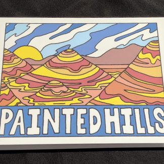 7 Wonders of Oregon Painted Hills Greeting Card