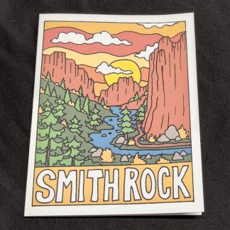 7 Wonders of Oregon Smith Rock Greeting Card