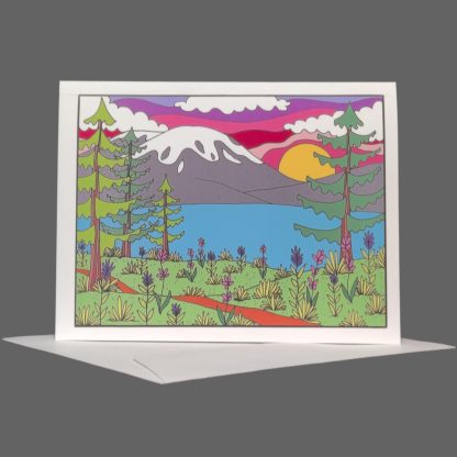 Diamond Lake Greeting Card