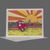 Tulip Truck Greeting Card