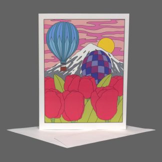 Hot Air Balloons Greeting Card