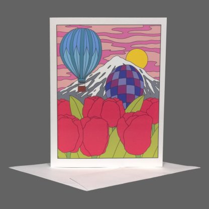 Hot Air Balloons Greeting Card