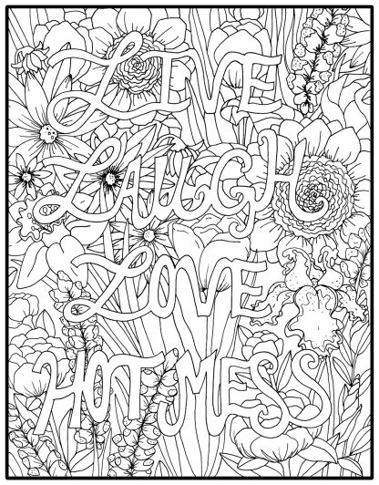 Girl, You're a Hot Mess Adult Coloring Book - Image 6