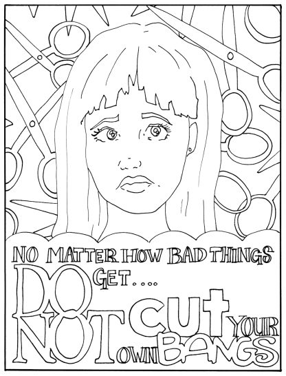 Girl, You're a Hot Mess Adult Coloring Book - Image 7