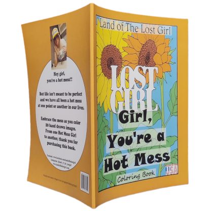Girl, You're a Hot Mess Adult Coloring Book - Image 3