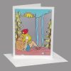 Lost Girl Greeting Card (Honey Blonde Hair)