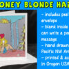 Lost Girl Greeting Card (Honey Blonde Hair) - Image 2