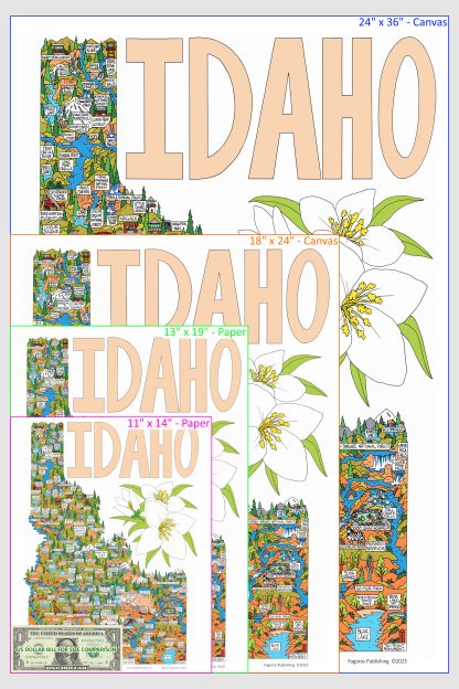 Customizable Idaho Adventure Poster (featuring your home or business) - Image 3