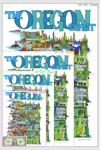 Customizable Oregon Coast Poster (featuring your home or business) - Image 3