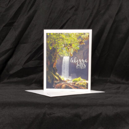 Abiqua Falls Greeting Card - Image 3