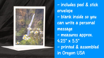Clackamas Falls Greeting Card - Image 2