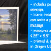 Diamond Lake Greeting Card - Image 2