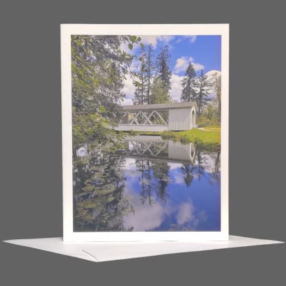 Jordan Covered Bridge Greeting Card