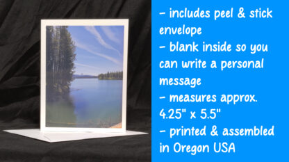 Lemolo Lake Greeting Card - Image 2