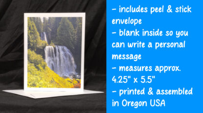 Marion Falls Greeting Card - Image 2
