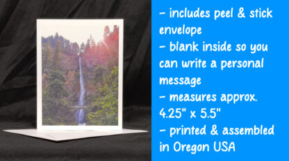 Multnomah Falls Greeting Card - Image 2