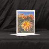 Yellow-Pink Dahlia Greeting Card - Image 3