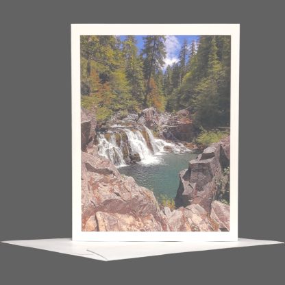 Saw Mill Falls Greeting Card