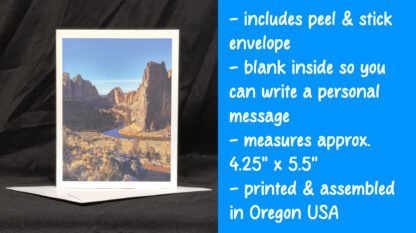 Smith Rock Greeting Card - Image 2
