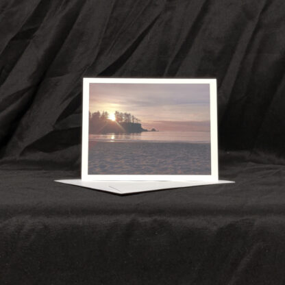 Sunset Beach Greeting Card - Image 3