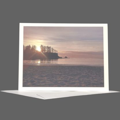 Sunset Beach Greeting Card