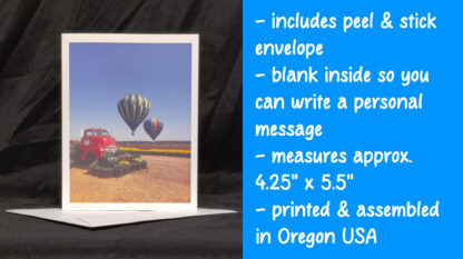 Wooden Shoe Tulip Festival Greeting Card - Image 2