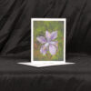 Wild Purple Iris Greeting Card - Image 3