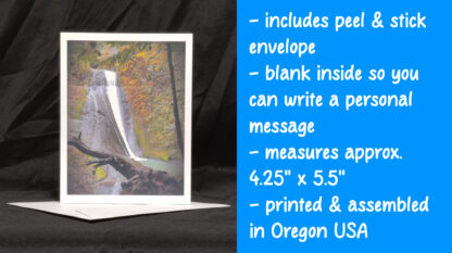 Wolf Creek Falls Greeting Card 1 - Image 2
