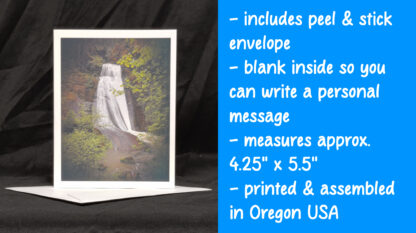 Wolf Creek Falls Greeting Card 2 - Image 2