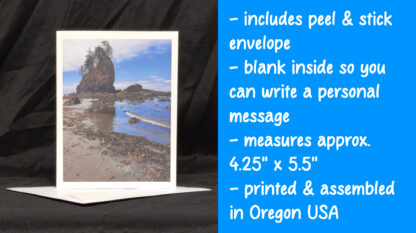 Second Beach Greeting Card - Image 2