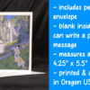 Comet Falls Greeting Card - Image 2
